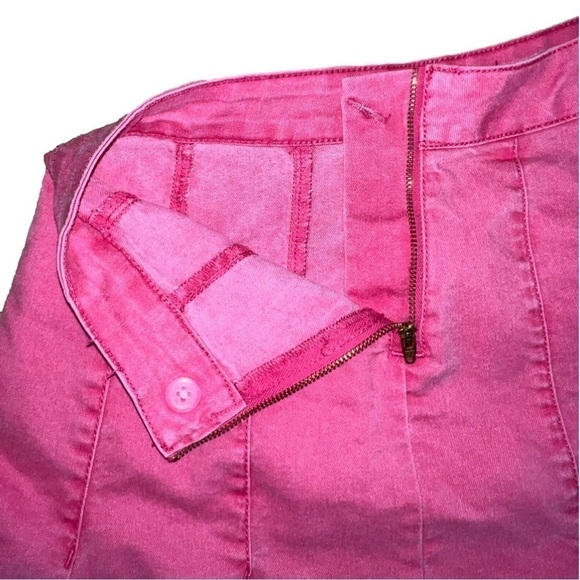Pink Mini Skirt With Zipper Size 5 - Picture 2 of 3